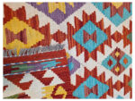 Beautiful Afghan Handwoven choubi Kilim Runner 383 x 80 CM - Image 6