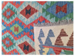 Stunning Afghan Handwoven choubi Kilim 310 x 87 CM - Image 5