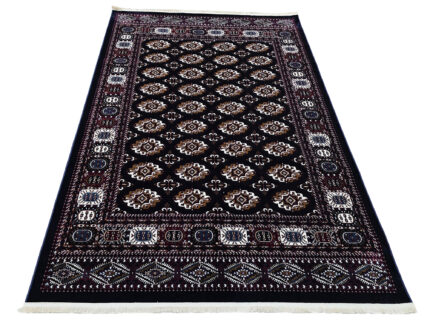 Navy Bukhara Carpet