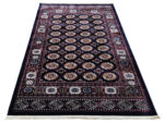 Stunning Navy Bukhara Design Machine Made Carpet 290 x 200 CM - Image 2