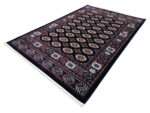 Stunning Navy Bukhara Design Machine Made Carpet 290 x 200 CM - Image 3