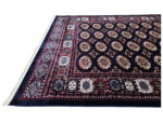 Stunning Navy Bukhara Design Machine Made Carpet 290 x 200 CM - Image 4