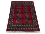 Stunning Afghan Kunduz Hand-knotted Carpet 191 x 152 - Image 2