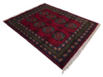 Stunning Afghan Kunduz Hand-knotted Carpet 191 x 152 - Image 3