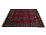 Stunning Afghan Kunduz Hand-knotted Carpet 191 x 152 - Image 4