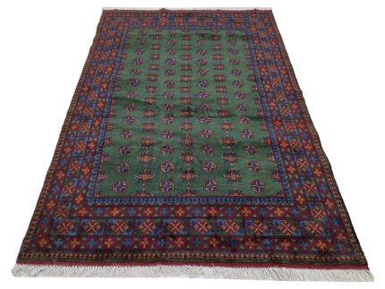 Green Handknotted Carpet