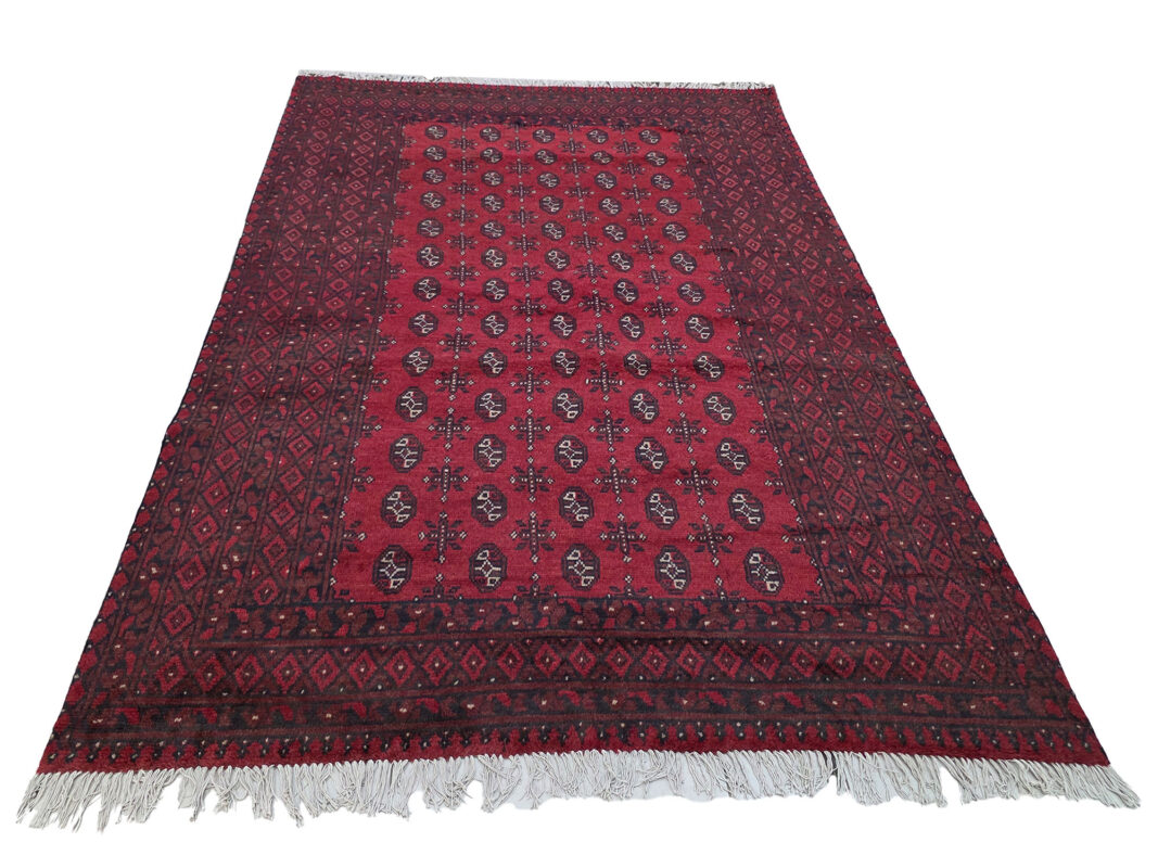 Red Afghan Carpet