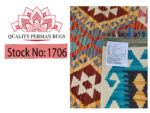 Stunning Handwoven Choubi Kilim 387 x 305 cm - Image 6