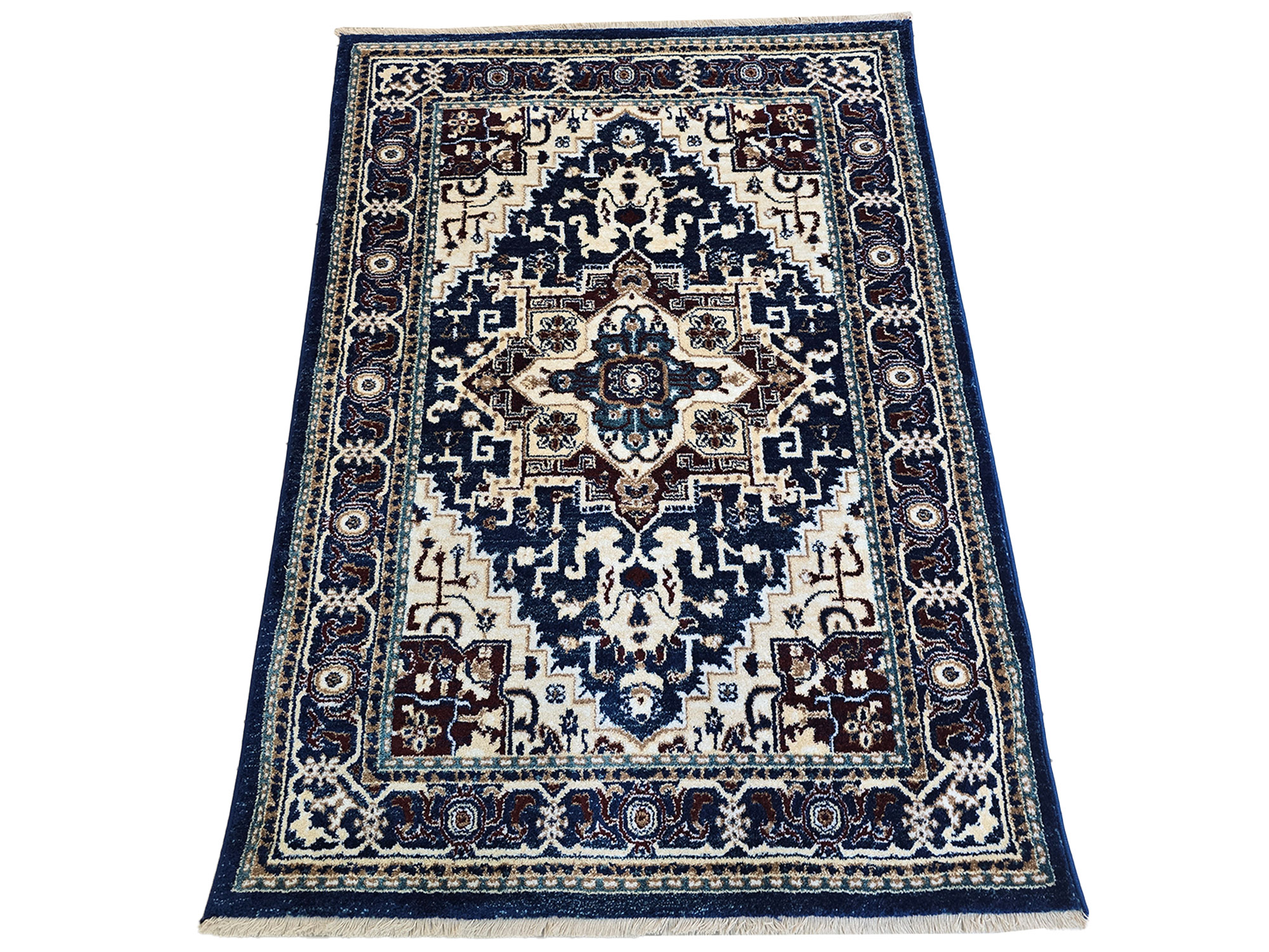 35002_BlueTurquoise_170x120 1 Navy Machine Made Carpet