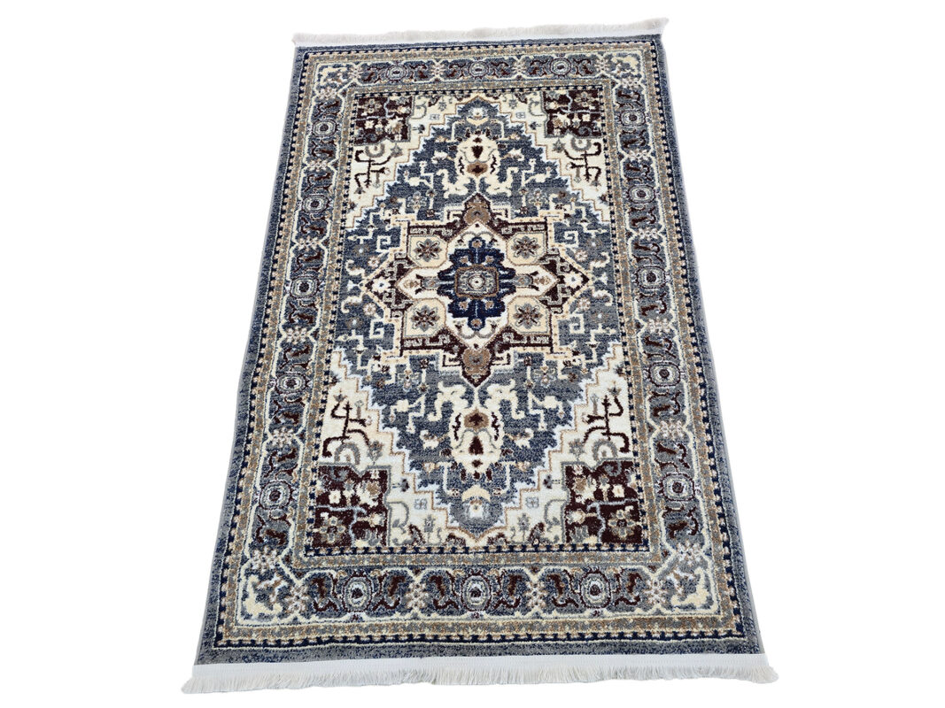 Grey Machine Made Carpet