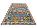 Stunning Handwoven Afghan Choubi Kilim 269 x 188 CM - Image 2