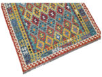 Stunning Handwoven Afghan Choubi Kilim 269 x 188 CM - Image 4