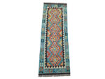 Gorgeous Afghan Handwoven Choubi Kilim Runner 195 x 71 CM - Image 2