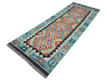 Gorgeous Afghan Handwoven Choubi Kilim Runner 195 x 71 CM - Image 3