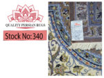 Incredibly fine quality Isfahan Persian Carpet 407 x 302 cm - Image 9