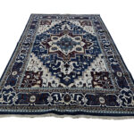 Blue Machine Made Carpet