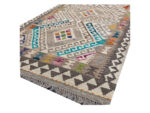 Fine handwoven woolen Natural kilim 280 x 81 cm - Image 4