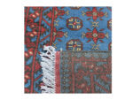 Blue Afghan Kunduz Carpet 300 x 79 cm - Image 5