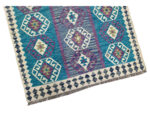 Incredible Afghan Handwoven Choubi Kilim 176 x 128 CM - Image 4