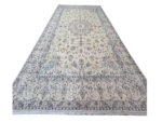 6LA Hand-knotted woolen Nain Carpet 390 x 295 cm - Image 3