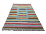 Rare Modern Afghan Handwoven Kilim 218 x 145 CM - Image 2