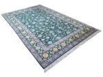 Incredible Hand-knotted Green Nain Carpet 338 x 222 CM - Image 3