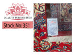 Fine Persian Hand-knotted Kashan Carpet 396 x 298cm - Image 6