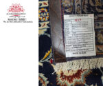Persian Navy Kashan Carpet