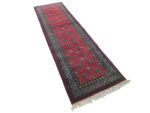 Beautiful Afghan Kunduz Hand-knotted Runner 287 x 83 CM - Image 3
