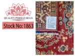 Fine Afghan Ariana Handmade Carpet 143 x 102 cm - Image 6