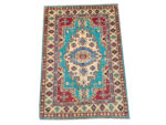 Stunning Afghan Kazaq Carpet 143 x 106 cm - Image 2