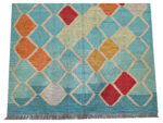 Stunning woolen Handmade Kilim 204 x 153 cm - Image 2