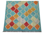 Stunning woolen Handmade Kilim 204 x 153 cm - Image 5
