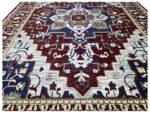 Stunning Maroon Zigler Machine Made Carpet 400 x 300 CM - Image 4