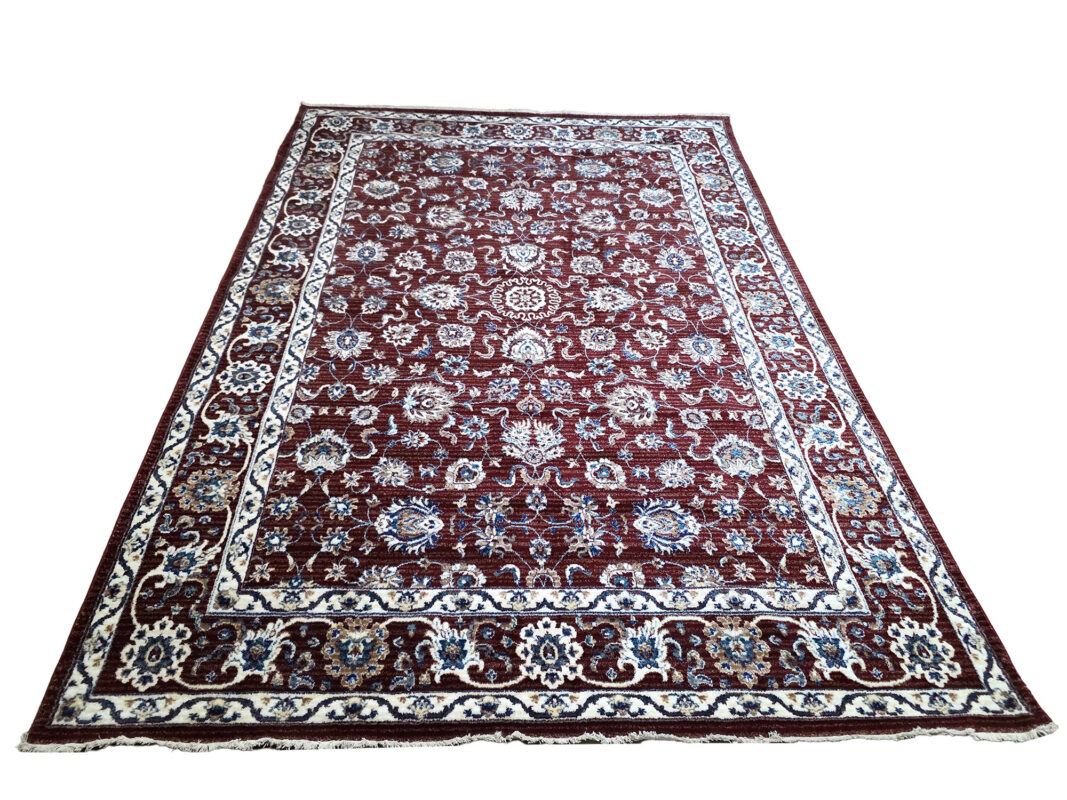 Maroon Machine Made Carpet