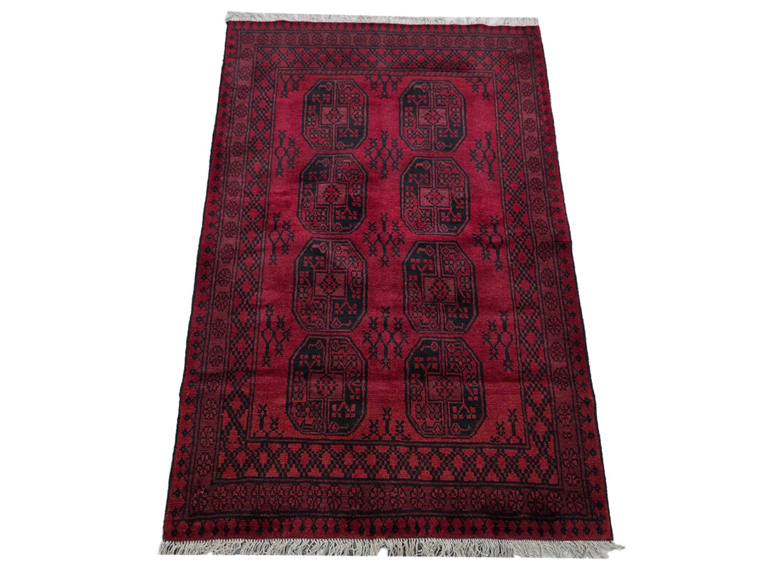 red Afghan Carpet