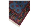 Fine Quality Blue Afghan Kunduz Carpet - 287 x 81 CM - Image 4