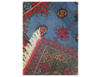 Fine Quality Blue Afghan Kunduz Carpet - 287 x 81 CM - Image 5