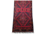 Stunning Afghan Handknotted Turkman Carpet 100 x 60 CM - Image 3