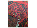 Stunning Afghan Handknotted Turkman Carpet 100 x 60 CM - Image 5