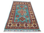 Stunning Turquoise Afghan Ariana Handmade Carpet 121 x 78 CM - Image 2