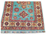 Stunning Turquoise Afghan Ariana Handmade Carpet 121 x 78 CM - Image 3
