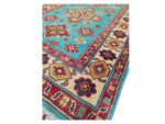 Stunning Turquoise Afghan Ariana Handmade Carpet 121 x 78 CM - Image 4