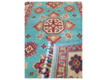 Stunning Turquoise Afghan Ariana Handmade Carpet 121 x 78 CM - Image 5