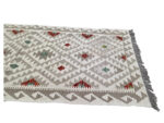 2 Meter Handwoven Natural Kilim Runner - 199 x 83 CM - Image 4