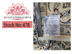 Stunning Hand-knotted Nain Carpet 306 x 194 cm - Image 7