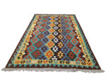 Fine Afghan Handwoven Choubi Kilim - 205 x 147 CM - Image 2