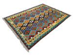 Fine Afghan Handwoven Choubi Kilim - 205 x 147 CM - Image 3
