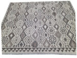 4x3 Afghan Handmade Natural Kilim 384 x 301 CM - Image 4