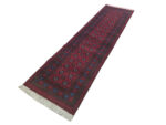 Beautiful Afghan Kunduz Hand-knotted Runner 303 x 82 CM - Image 2